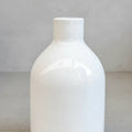 Jarron Botella vidrio Blanco brillante 45x24cm