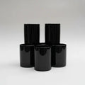 SET DE 6 VASOS NEGRO CHOCOLATE