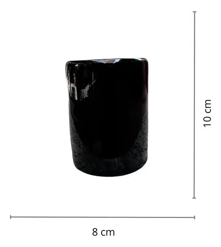 SET DE 6 VASOS NEGRO CHOCOLATE